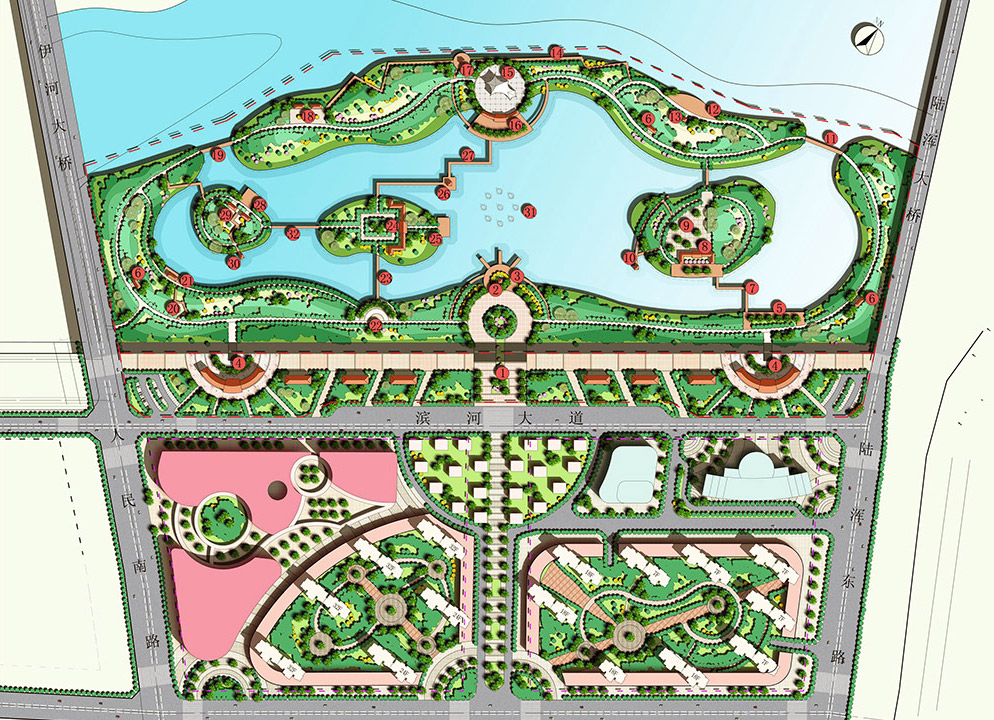 濕地公園規劃設計圖片