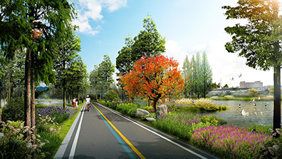 城市濱水空間景觀規劃設計方案